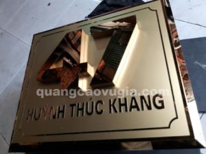 làm chữ nổi inox