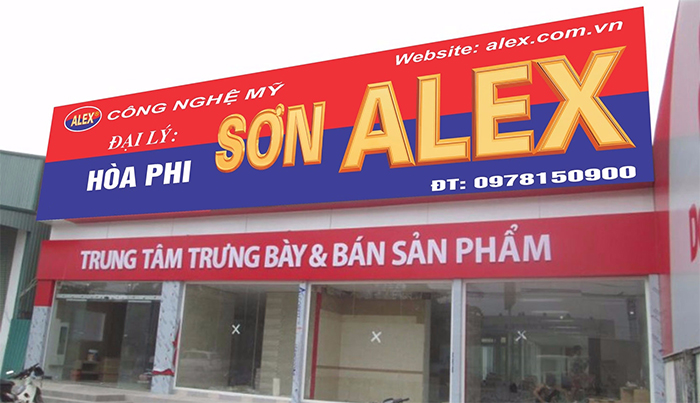 Bảng hiệu đại lý Sơn tại Tp.Hồ Chí Minh 