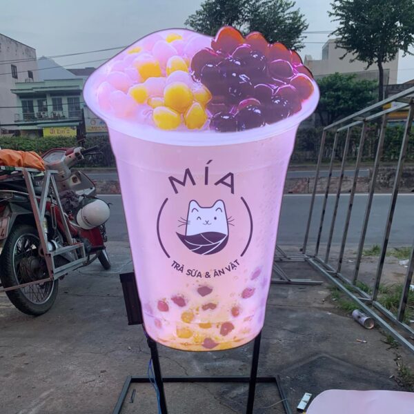 Bảng hiệu trà sữa