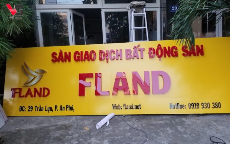 Bảng hiệu quảng cáo đẹp, giá rẻ tại Quảng Cáo Vũ Gia