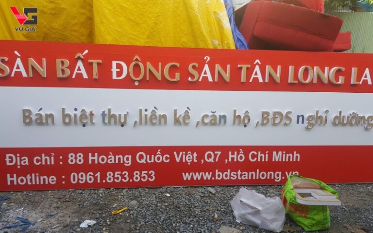 Quy trình làm bảng hiệu chữ nổi phải chuyên nghiệp và rõ ràng 