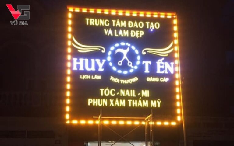 Quy trình làm bảng hiệu quảng cáo cần tuân thủ theo nhiều yêu cầu nghiêm ngặt