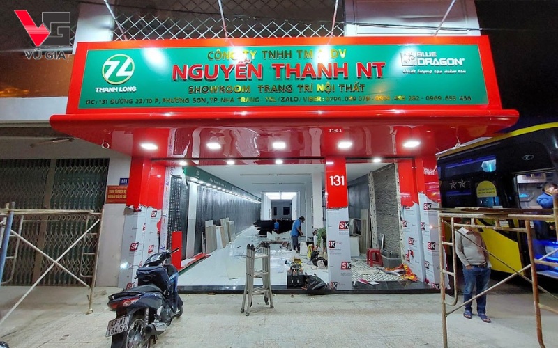Bảng hiệu Alu có độ bền và thẩm mỹ cao nhưng giá thành rất phải chăng