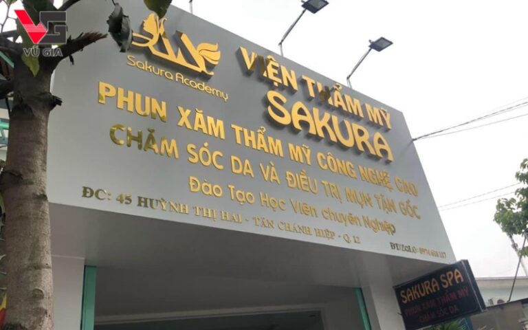 Bảng hiệu chữ nổi giúp tên doanh nghiệp trở nên ấn tượng, thu hút