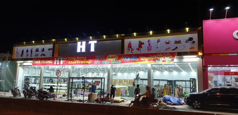 Mẫu bảng hiệu alu – ốp mặt tiền tham khảo